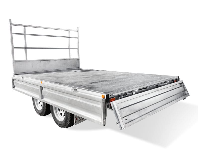 12x7 flat top trailer 2000kg
