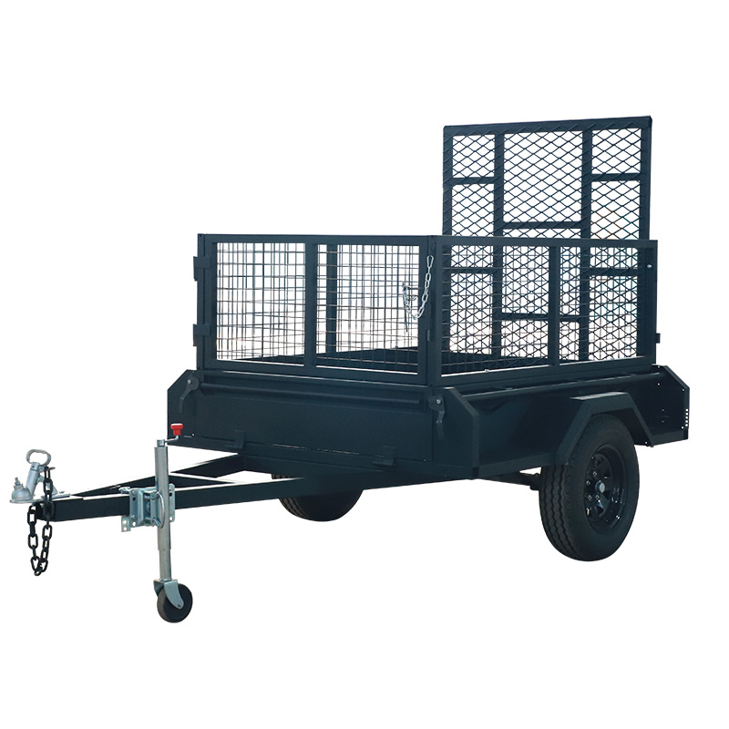Powder coated box trailer 